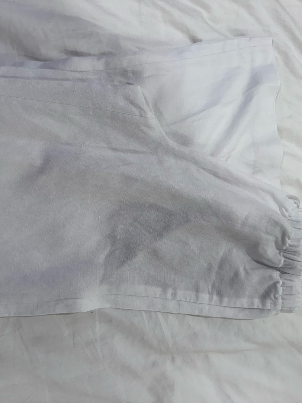Aritzia White Womens Linen Pants